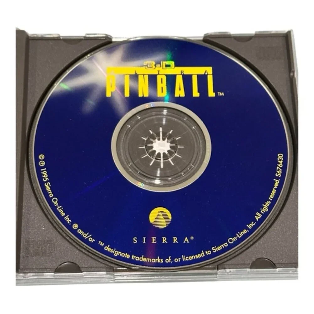 3-D Ultra Pinball Game PC Game CD-Rom